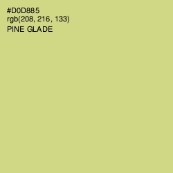 #D0D885 - Pine Glade Color Image